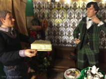 Vianoce u Sherlocka - rozbaľovanie darčekov