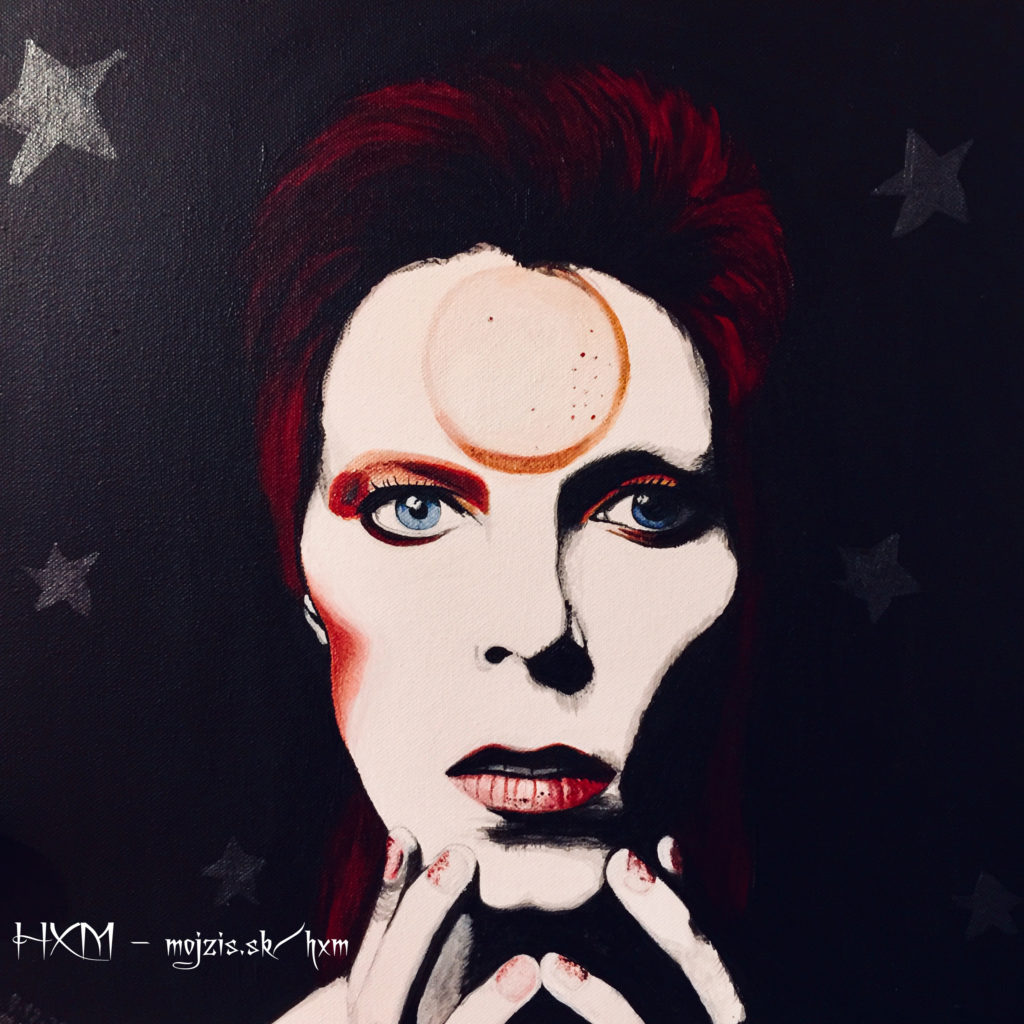 David Bowie akryl